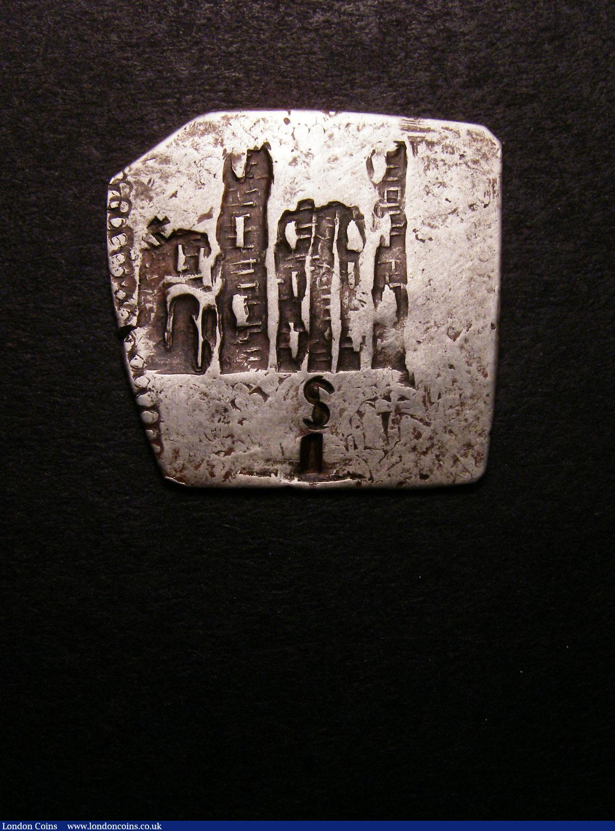 London Coins : A133 : Lot 198 : Shilling Scarborough besieged considered to be non-contemporary imitation in silver weighing 4.9 gra...
