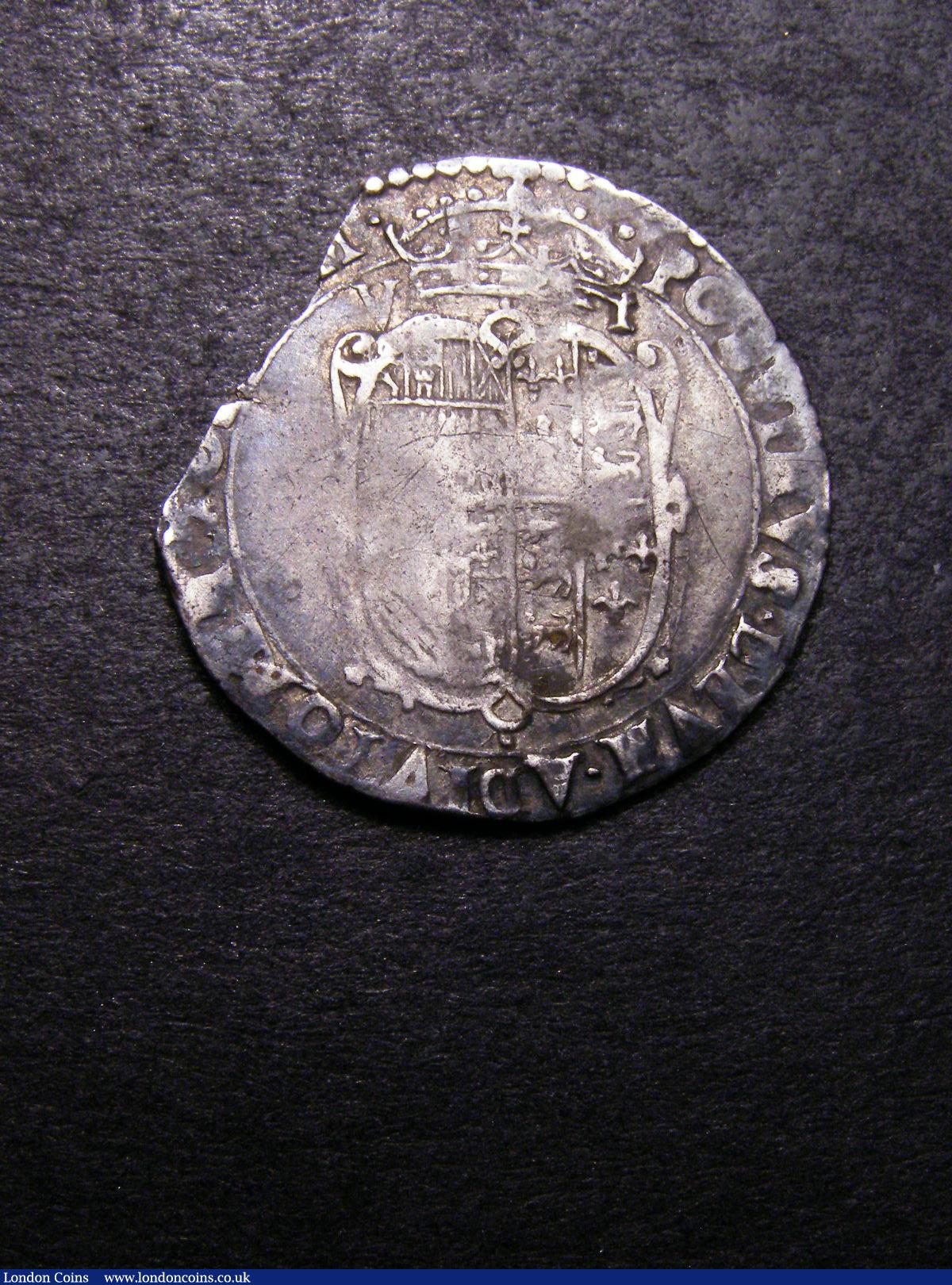 London Coins : A133 : Lot 212 : Sixpence Philip and Mary 1555 S.2506 with no mintmark, beaded inner circle, Fine and with sl...
