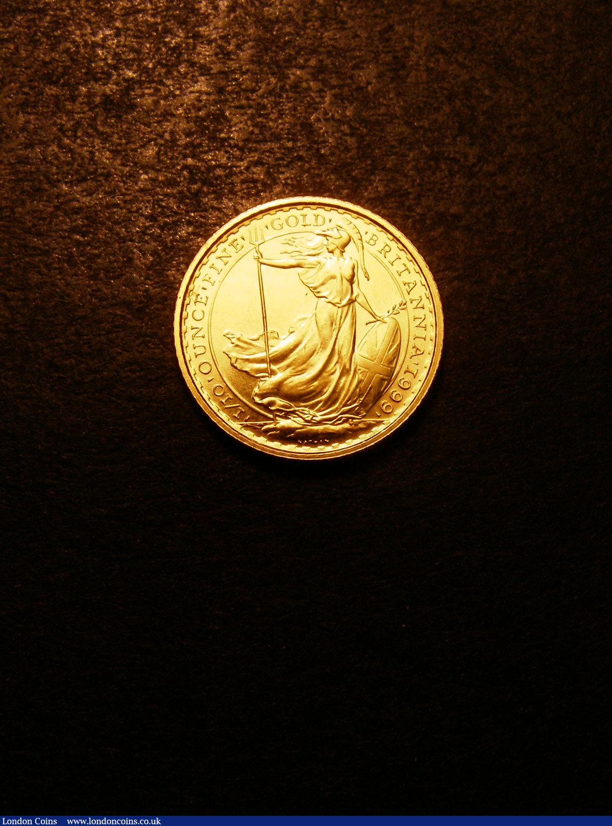 London Coins : A133 : Lot 227 : Britannia Gold &pound;10 1999 One Tenth Ounce Lustrous UNC