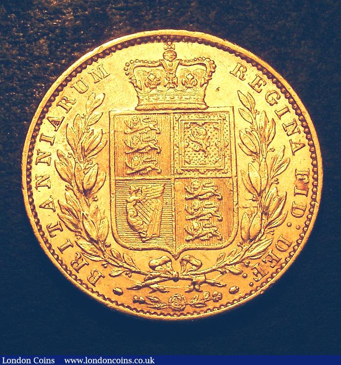 Sovereign 1855 WW Incuse S.3852D VF/GVF : English Coins : Auction 133 : Lot 937