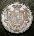 London Coins : A133 : Lot 252 : Crown 1831 Proof, Plain Edge, ww on truncation, Silver, Coin Alignment, ESC 271&...