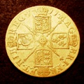 London Coins : A133 : Lot 406 : Guinea 1711 S.3574 About Fine