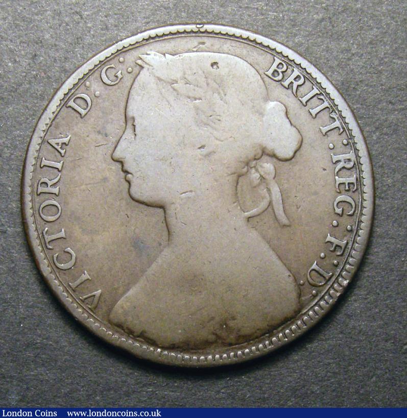 Mint Error Penny Victoria Bun Head Obverse 2 (1860-1861) Brockage : Misc Items : Auction 135 : Lot 1309