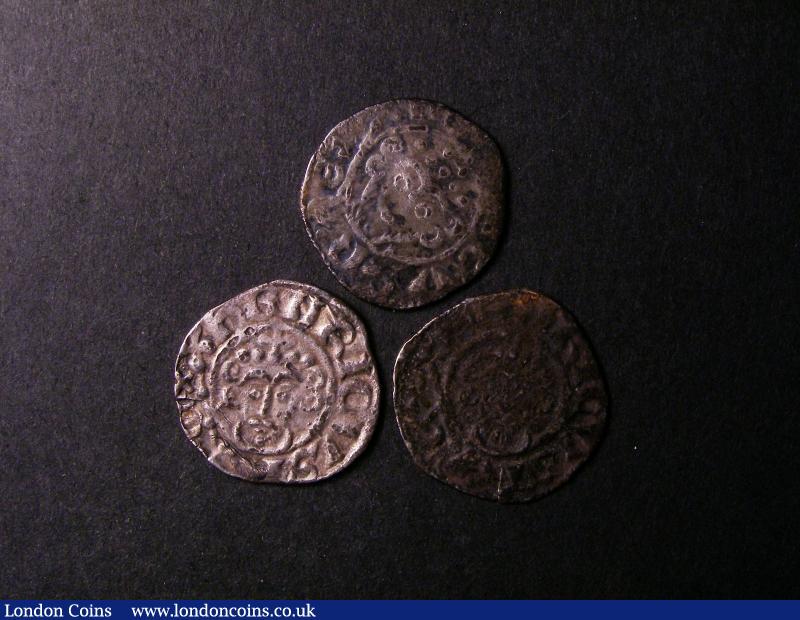 Pennies Short Cross (3) Henry III Nichole on London, Henry III Ilger on London, John moneyer Hunfrei mint unclear Fine to Good Fine : Hammered Coins : Auction 135 : Lot 1417