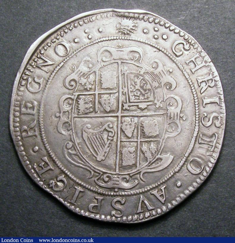 Crown Charles I Tower Mint under Parliament, Group V, fifth horseman, type 5, tall spirited horse mintmark Sun S.2762 Good Fine, the reverse better : Hammered Coins : Auction 136 : Lot 1636