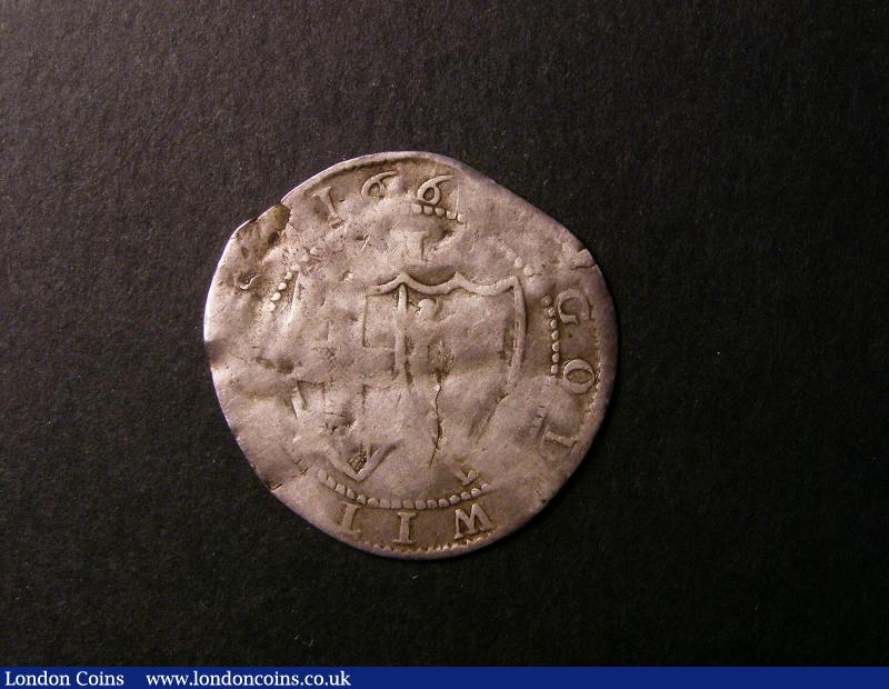 Sixpence Commonwealth 1660 (last digit not visible in date) ESC 1497 Fair, Very rare : Hammered Coins : Auction 136 : Lot 1703