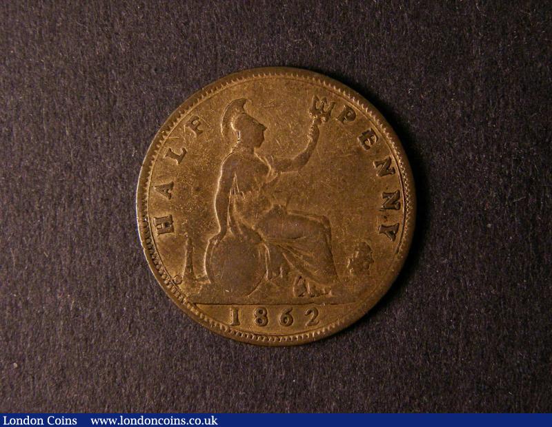 Halfpenny 1862 Die Letter C Freeman 288A CGS VG10 a good example for the grade with all major details and the variety very clear : Certified Coins : Auction 136 : Lot 2601
