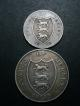 London Coins : A136 : Lot 1007 : Jersey (2) Three Shillings 1813 Davis 2 Fine, Eighteen Pence 1813 Davis 3 Fine