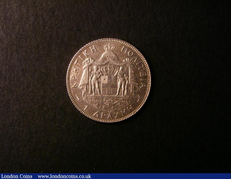 London Coins : A137 : Lot 759 : Crete Drachma 1901 KM7 bright nEF and scarce in higher grades
