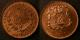 London Coins : A137 : Lot 722 : British North Borneo (2) Cent 1891H KM#2 Lustrous UNC, Half Cent 1891H KM#1 Lustrous UNC