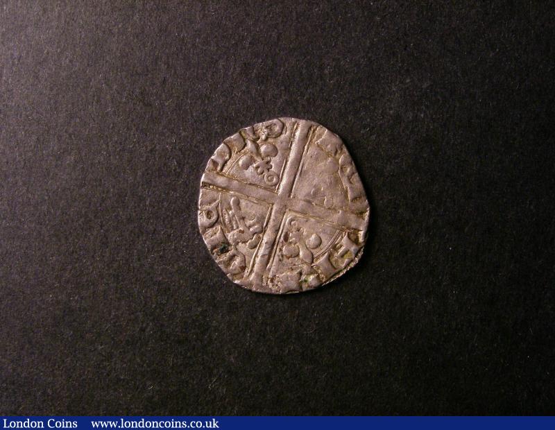 London Coins : A138 : Lot 1655 : Anglo-Gallic Hardi d'Argent Henry IV 1399-1413 Elias 233 a/e Obverse ENRIC R ANGLIE, Reverse FRA...