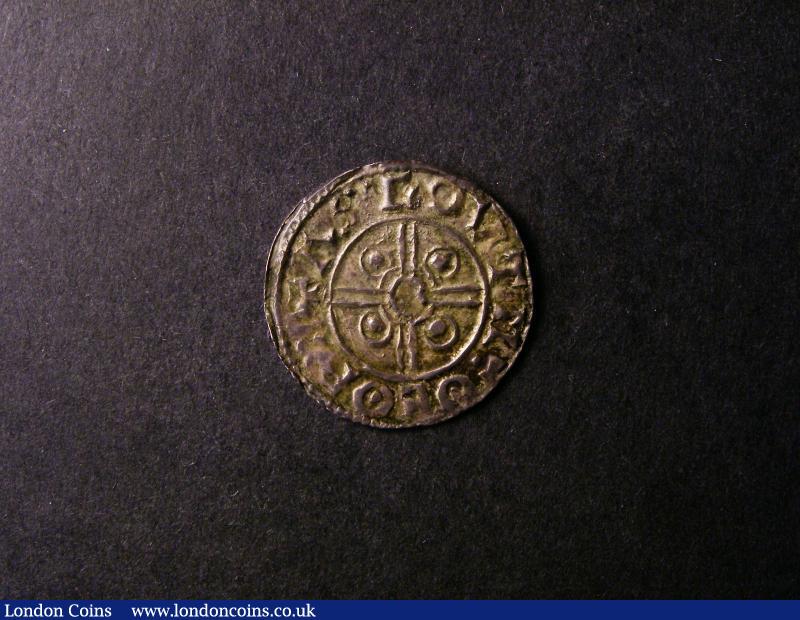 London Coins : A138 : Lot 1740 : Penny Cnut Pointed Helmet type B.M.C. XIV, No.93 S.1158 North 787 York mint, moneyer Asgvt&#...