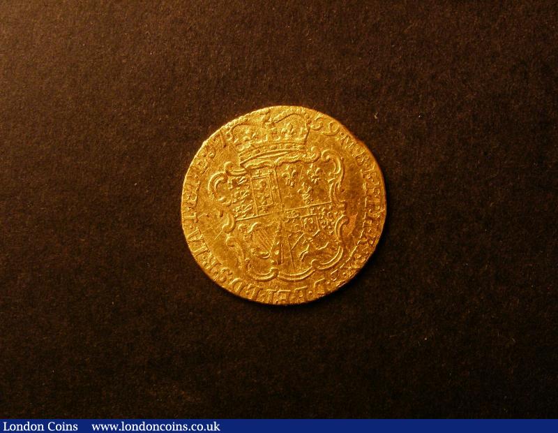 London Coins : A138 : Lot 2175 : Half Guinea 1759 S.3685 VF with some old scuffs (bought Grantham Coins 7/6/1985 &pound;100)