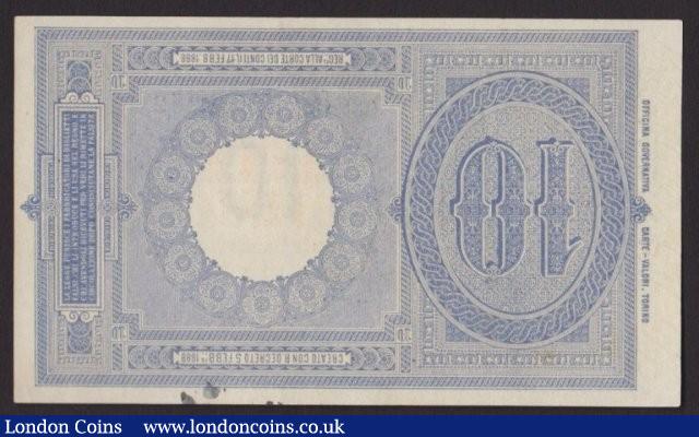 London Coins : A139 : Lot 343 : Italy 10 lire issued 1917-18 series 3242, Pick20g (the reverse is always inverted on this issue)...