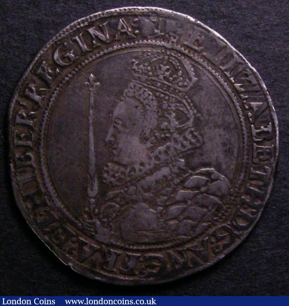Halfcrown Elizabeth I mint mark 1 (1601) S.2583 VF even tone with no significant detractions scarce thus, (EX LCA 124 Lot 1871 march 2009 realised £2,000) : Hammered Coins : Auction 140 : Lot 1388