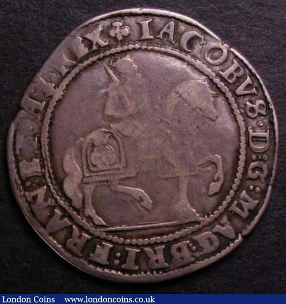 Halfcrown James I Third Coinage S.2666 mintmark Trefoil Fine/Good Fine : Hammered Coins : Auction 140 : Lot 1391