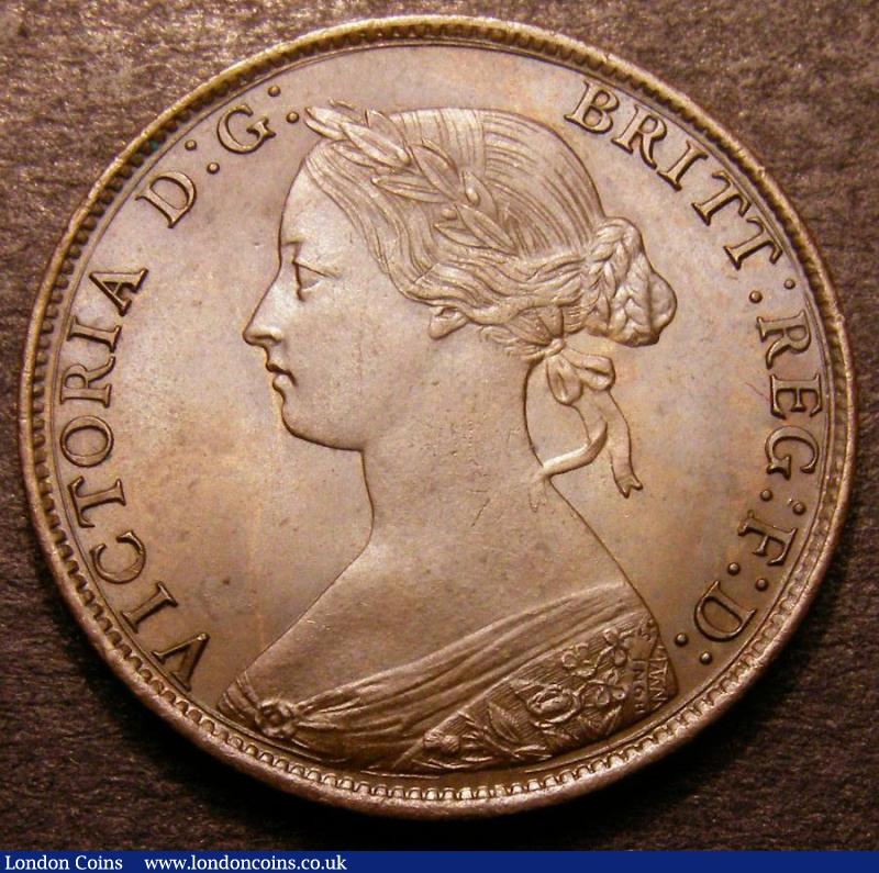 Halfpenny 1861 Freeman 276 dies 6+E CGS AU 78, the only and there finest known example thus far graded by the CGS Population Report : Certified Coins : Auction 140 : Lot 849
