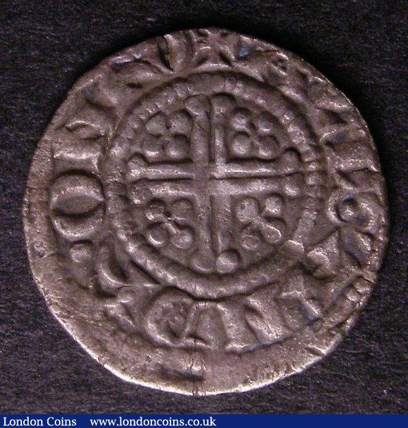London Coins : A140 : Lot 1426 : Penny John Short Cross Coinage moneyer ALISANDR ON RO (Rochester) Class 5b S.1351 Fine/Good Fine,...