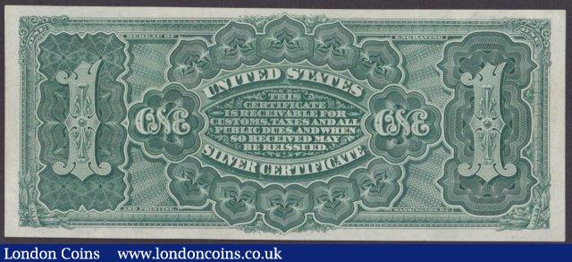 London Coins : A140 : Lot 739 : USA $1 dated 1886 series B277825, signed Rosecrans & Jordan, Pick321 (Friedberg 215)...