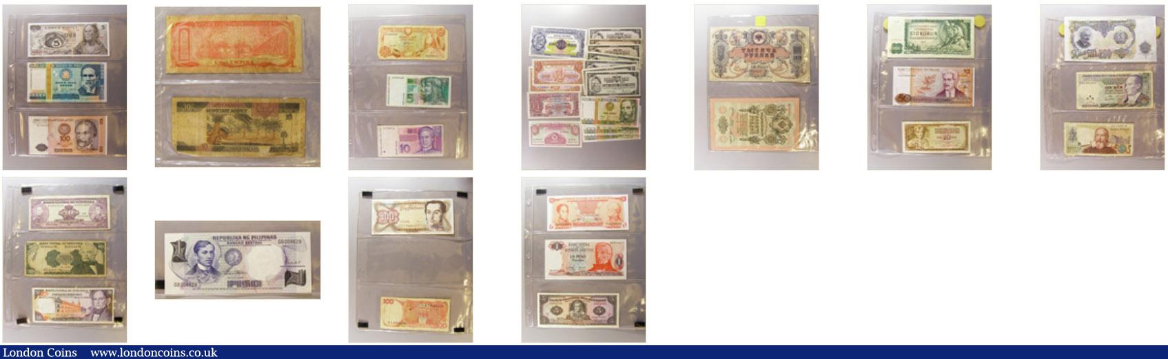London Coins : A140 : Lot 770 : World in three albums (214) in mixed circulated grades
