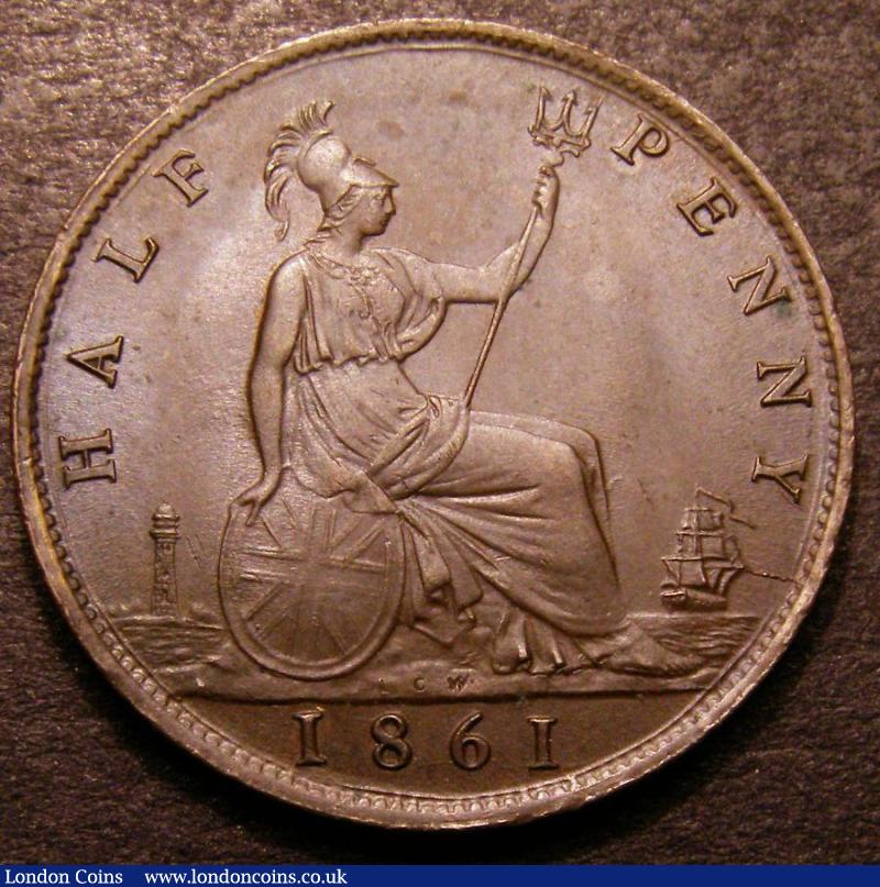 Halfpenny 1861 Freeman 276 dies 6+E CGS AU 78, the only and there finest known example thus far graded by the CGS Population Report : Certified Coins : Auction 140 : Lot 849
