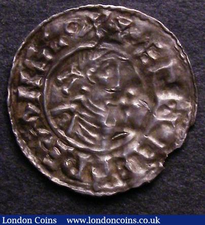 Penny Aethelred II Second Hand type S.146 London Mint, moneyer LEOFSTAN VF with some small surface marks and a small edge chip at 3 o'clock : Hammered Coins : Auction 141 : Lot 1130