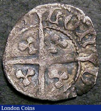 London Coins : A141 : Lot 1114 : Halfpenny Edward IV/V m.m. Sun & Rose, Tower mint (Blunt & Whitton Type XXII, Wither...