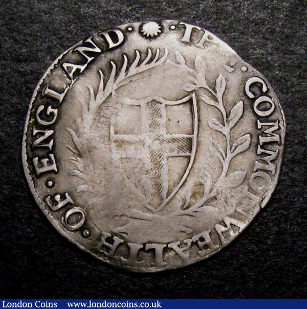 Sixpence 1649 Commonwealth with double struck O in OF and double struck L in ENGLAND as ESC 1483 Good Fine with some weaker areas : Hammered Coins : Auction 141 : Lot 1172