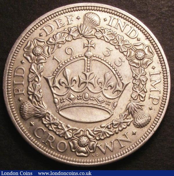 Crown 1933 ESC 373 EF : English Coins : Auction 141 : Lot 1289
