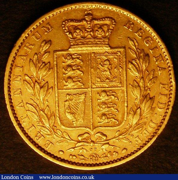 London Coins : A141 : Lot 2138 : Sovereign 1864 Marsh 49 Die Number 77 GF/NVF this die number unlisted by Marsh, we note the miss...