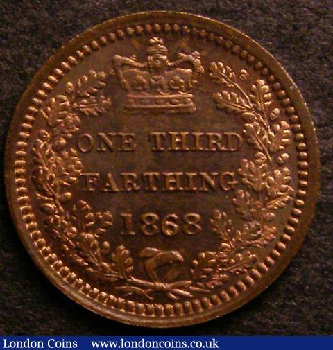 London Coins : A141 : Lot 2189 : Third Farthing 1868 Bronze Proof Peck 1929 nFDC Ex-DNW 30/9/2009 Lot 3931