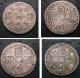 London Coins : A141 : Lot 2485 : Sixpences (4) 1720 20 over 17 Fine, 1723 SSC Small Obverse Lettering VG, 1723 SSC Large Obve...