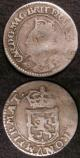London Coins : A141 : Lot 799 : Scotland (2) Merk 1669 S.5611 VG/Near Fine, Two Shilling Charles I S.5595 bust extends to the ed...