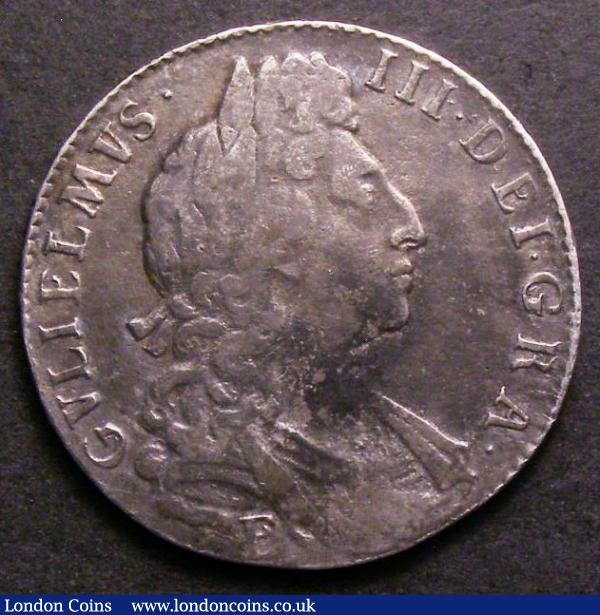 Halfcrown 1697E NONO ESC 547 VG or better the reverse shows some signs of flan stress : English Coins : Auction 142 : Lot 2315