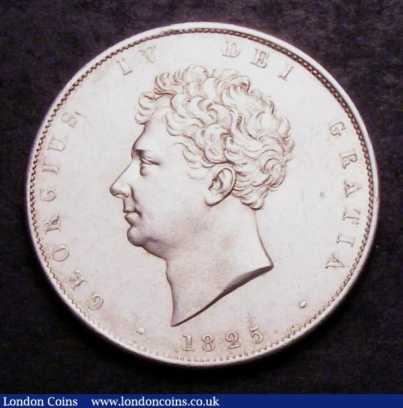 Halfcrown 1825 Milled Edge Proof ESC 643 UNC or near so with some contact marks : English Coins : Auction 142 : Lot 2372