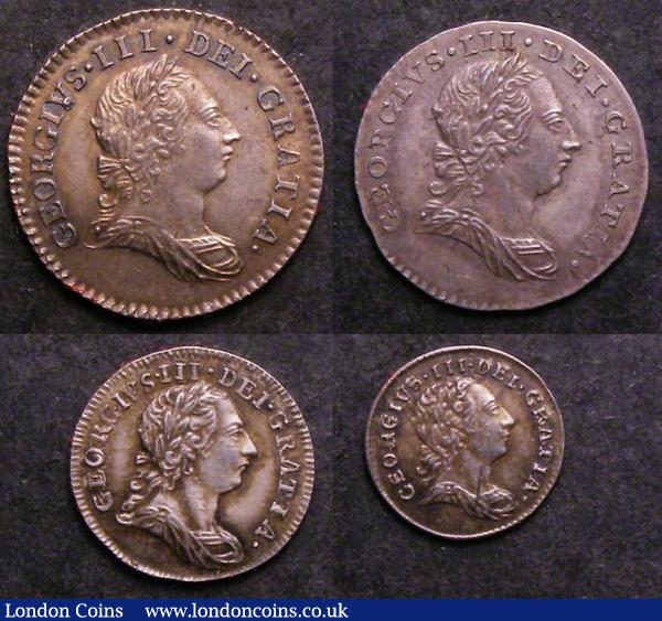 Maundy Set 1786 ESC 2418 EF to GEF with an attractive and colourful tone : English Coins : Auction 142 : Lot 2541