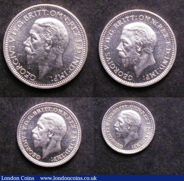 Maundy Set 1929 ESC 2546 GEF to UNC and lustrous : English Coins : Auction 142 : Lot 2562