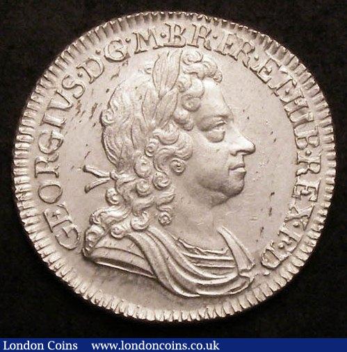Shilling 1720 Plain in angles ESC 1168 UNC or near so and lustrous with a few light haymarks on the obverse, formerly in an NGC holder and graded MS64 by them : English Coins : Auction 142 : Lot 2766
