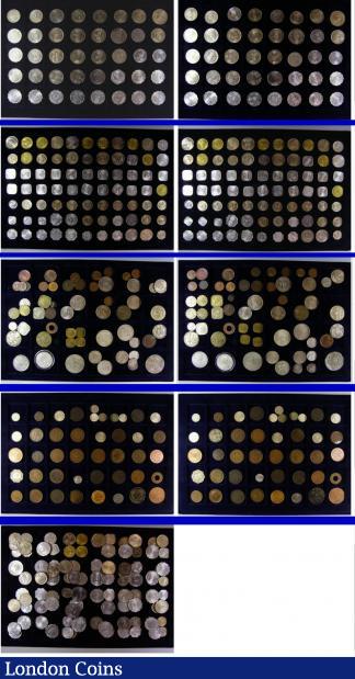 India a collection in an aluminium carrying case (334) Hammered to modern issues includes many in silver, in mixed circulated grades : World Bulk Lots : Auction 142 : Lot 3382