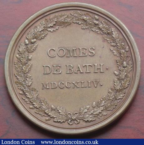 London Coins : A142 : Lot 1232 : William Pulteney 1744, by J.A. Dassier, bronze, 55mm., obv. bust right, rev. COM...