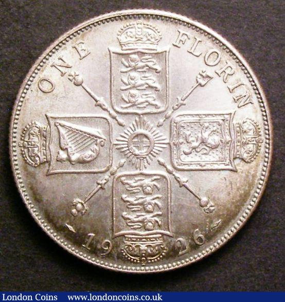Florin 1926 ESC 945 UNC with a few minor contact marks : English Coins : Auction 142 : Lot 2197