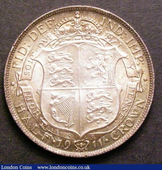 Halfcrown 1911 ESC 757 AU lovely tone over original brilliance : English Coins : Auction 142 : Lot 2430