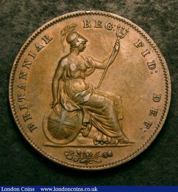Penny 1847 DEF Close Colon Peck 1492 NEF : English Coins : Auction 142 : Lot 2631
