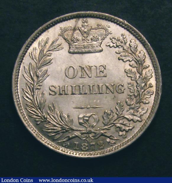 Shilling 1872 (die 36) ESC 1313 EF - UNC : English Coins : Auction 142 : Lot 2813