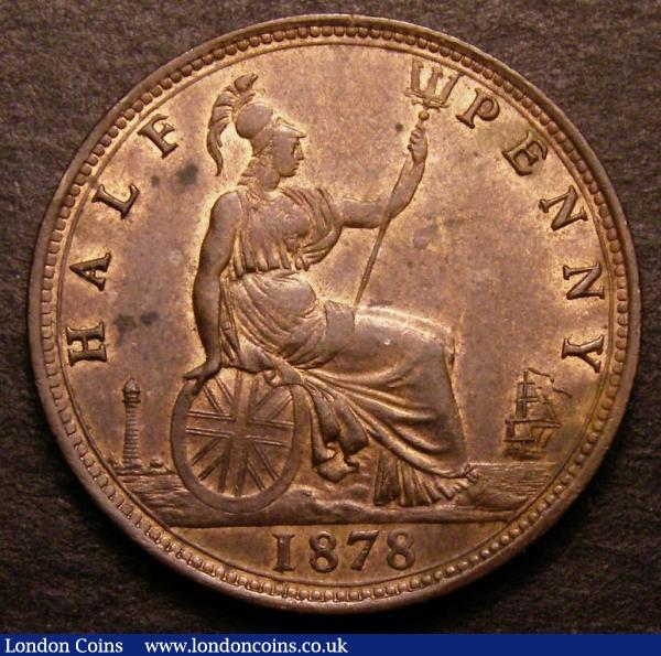 Halfpenny 1878 Freeman 334 dies 14+O CGS 75, Ex-Croydon Coin Auction 219 January 2012 : Certified Coins : Auction 142 : Lot 493