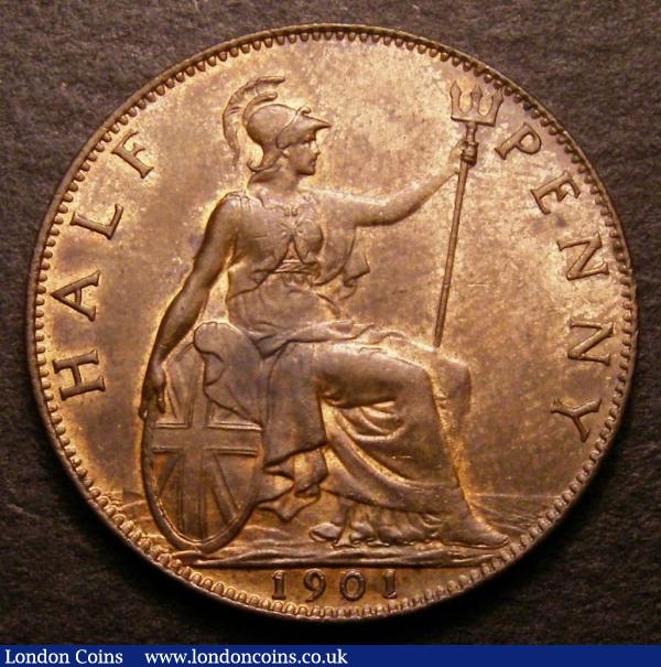 Halfpenny 1901 Freeman 378 dies 1+B CGS 80 : Certified Coins : Auction 142 : Lot 528