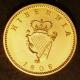 London Coins : A142 : Lot 940 : Ireland Farthing 1806 Gilt Proof S.6622 nFDC and lustrous
