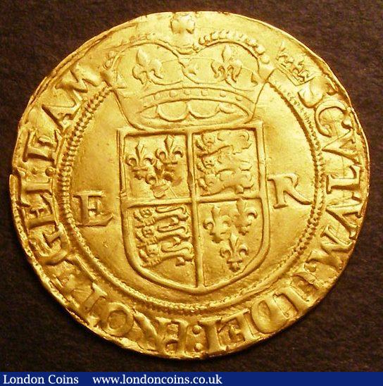 London Coins : A143 : Lot 1454 : Half Pound Elizabeth I S.2520B Mintmark Coronet approaching EF on a full flan, evenly struck so plea...