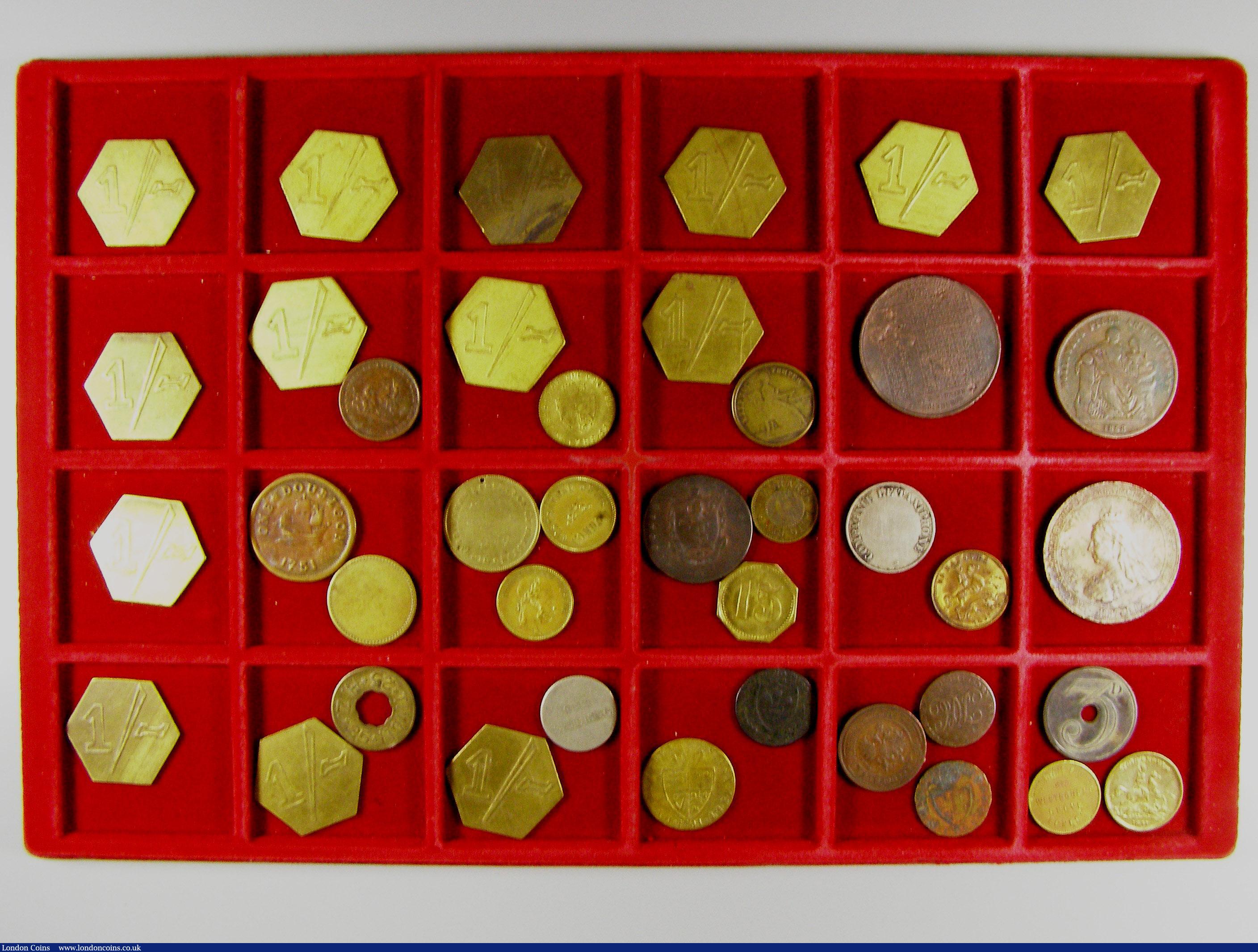 London Coins : A143 : Lot 662 : 18th and 19th Century (40) the majority Market Tokens, in mixed circulated grades