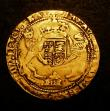 London Coins : A143 : Lot 1461 : Half Sovereign Henry VIII with HENRI..C.. 8... legend mint mark Martlet 1547 - 1551 posthumous coina...